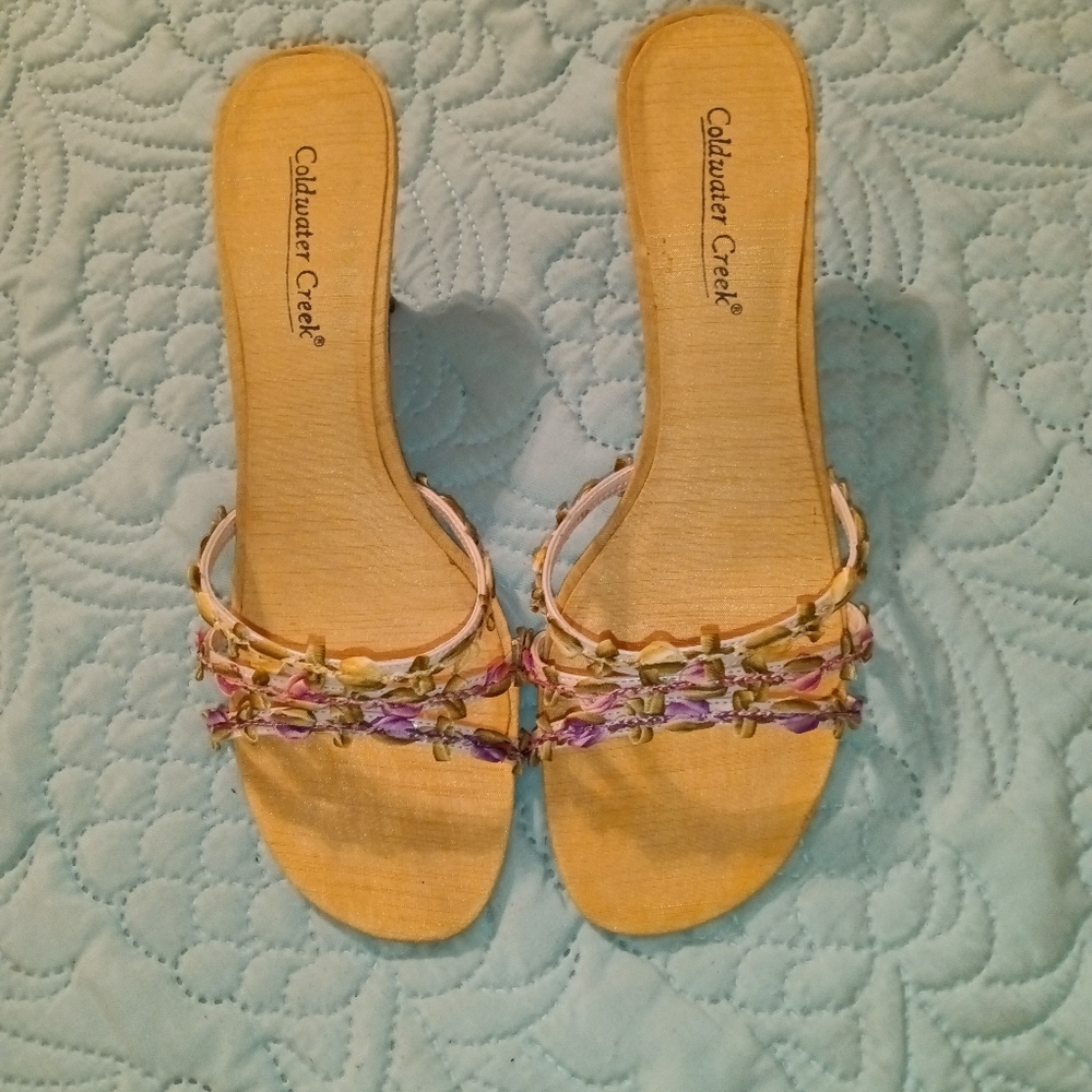 Coldwater Creek Open Toe Heels